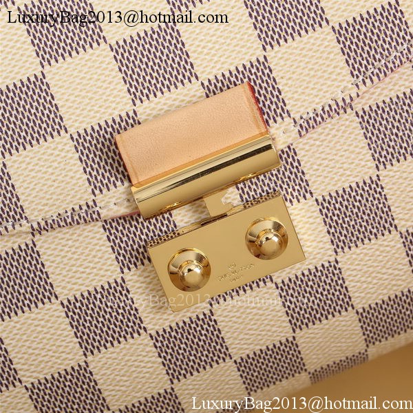 Louis Vuitton N41581 Damier Azur Canvas CROISETTE Bag Louis Vuitton N41581 Damier Azur Canvas CROISETTE Bag