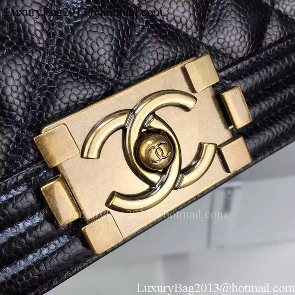 Chanel Boy Flap Shoulder Bag Black Original Calfskin Leather A8708 Bronze Chanel Boy Flap Shoulder Bag Black Original Calfskin Leather A8708 Bronze