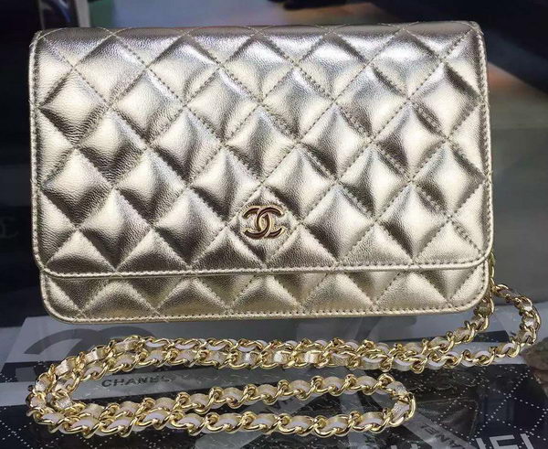 Chanel mini Flap Bag Gold Cannage Pattern A8373 Gold Chanel mini Flap Bag Gold Cannage Pattern A8373 Gold
