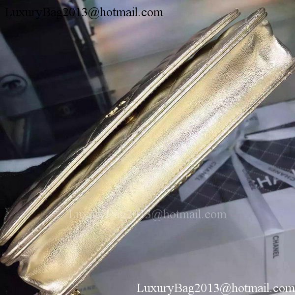 Chanel mini Flap Bag Gold Cannage Pattern A8373 Gold Chanel mini Flap Bag Gold Cannage Pattern A8373 Gold
