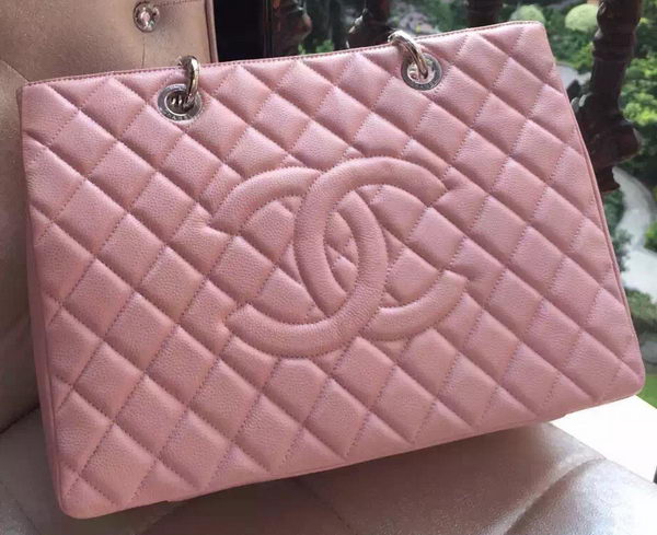 Chanel Shopper Bag Original Calfskin Leather A95021 Pink Chanel Shopper Bag Original Calfskin Leather A95021 Pink