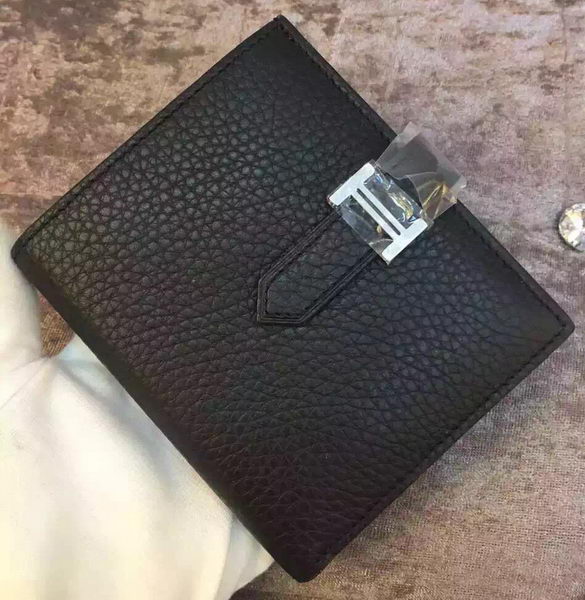 Hermes Bi-Fold Wallet Togo Leather H512 Black Hermes Bi-Fold Wallet Togo Leather H512 Black