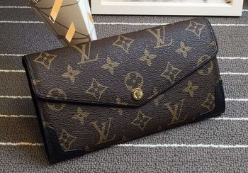 Louis Vuitton Monogram Canvas SARAH WALLET RETIRO M41951 Black Louis Vuitton Monogram Canvas SARAH WALLET RETIRO M41951 Black