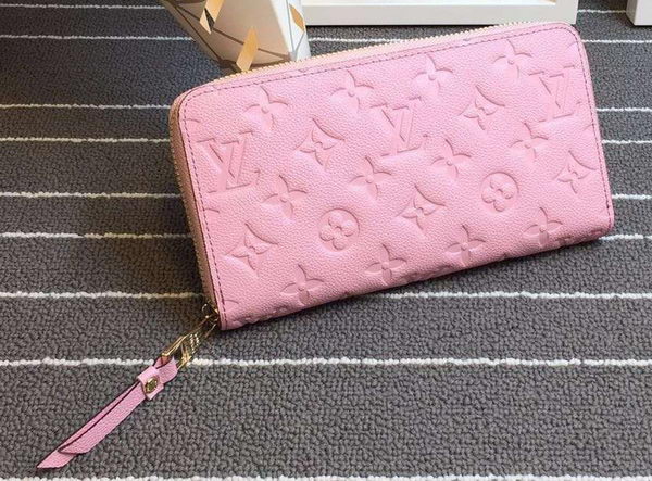 Louis Vuitton Monogram Empreinte Zippy Wallet X60017 Pink Louis Vuitton Monogram Empreinte Zippy Wallet X60017 Pink
