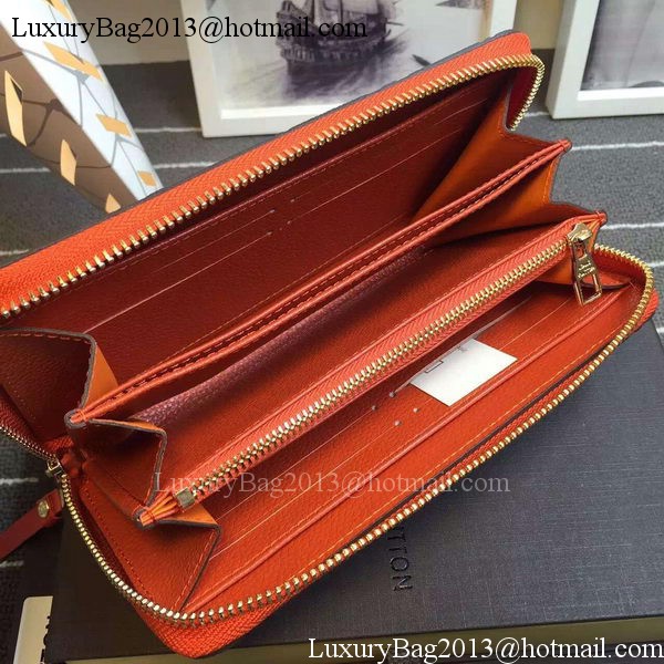 Louis Vuitton Monogram Empreinte Zippy Wallet X60017 Red Louis Vuitton Monogram Empreinte Zippy Wallet X60017 Red