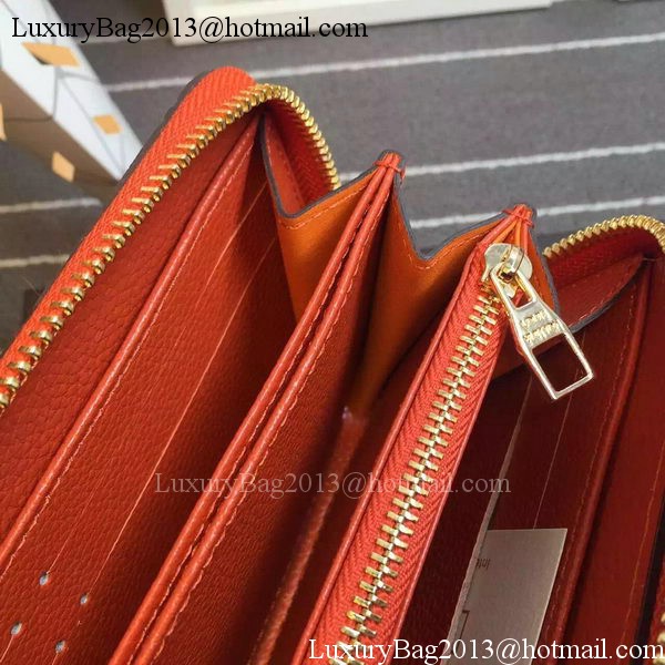 Louis Vuitton Monogram Empreinte Zippy Wallet X60017 Red Louis Vuitton Monogram Empreinte Zippy Wallet X60017 Red
