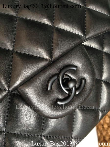 Chanel Classic Flap Bag Original Lambskin Leather A1113 Black Chanel Classic Flap Bag Original Lambskin Leather A1113 Black