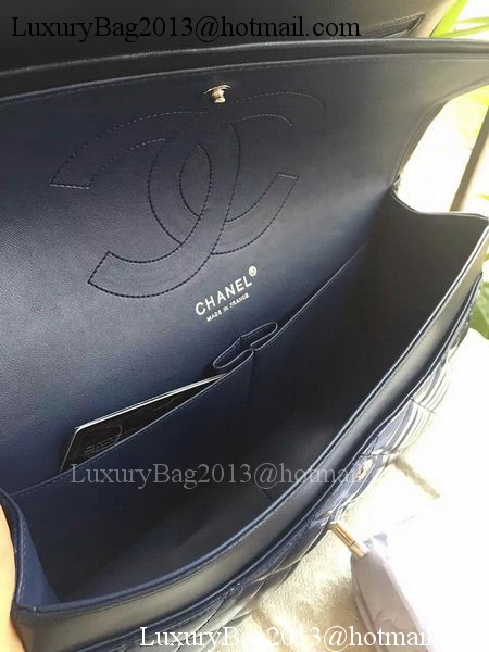 Chanel Classic Flap Bag Royal Original Patent Leather A1113 Silver Chanel Classic Flap Bag Royal Original Patent Leather A1113 Silver