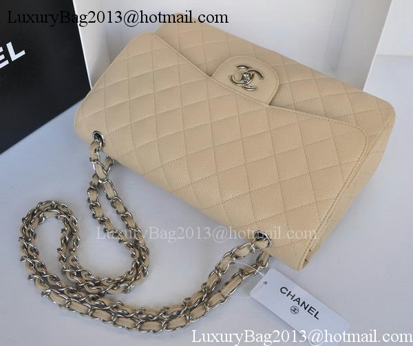 Chanel Jumbo Double Flaps Bag Apricot Cannage Pattern A36097 Silver Chanel Jumbo Double Flaps Bag Apricot Cannage Pattern A36097 Silver