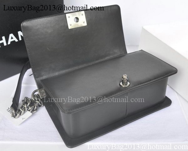 Boy Chanel Flap Shoulder Bag Pearl Leather A66230 Black Boy Chanel Flap Shoulder Bag Pearl Leather A66230 Black