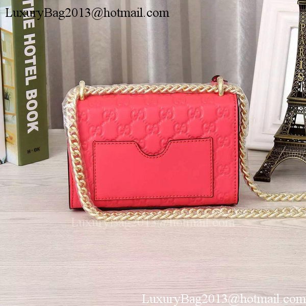 Gucci Padlock Gucci Signature Shoulder Bag 409487 Pink Gucci Padlock Gucci Signature Shoulder Bag 409487 Pink