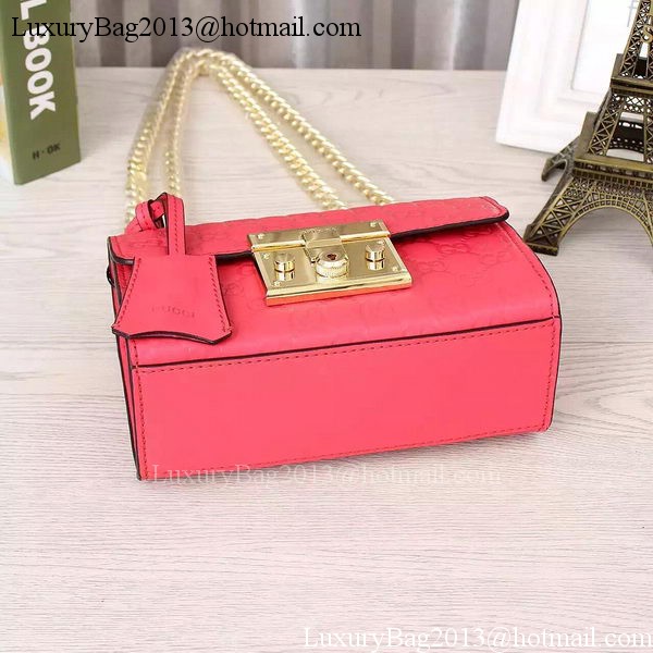 Gucci Padlock Gucci Signature Shoulder Bag 409487 Pink Gucci Padlock Gucci Signature Shoulder Bag 409487 Pink