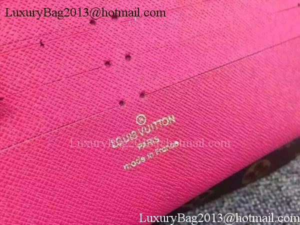 Louis Vuitton Monogram Canvas Felicie Chain Wallet M61276 Rose Louis Vuitton Monogram Canvas Felicie Chain Wallet M61276 Rose