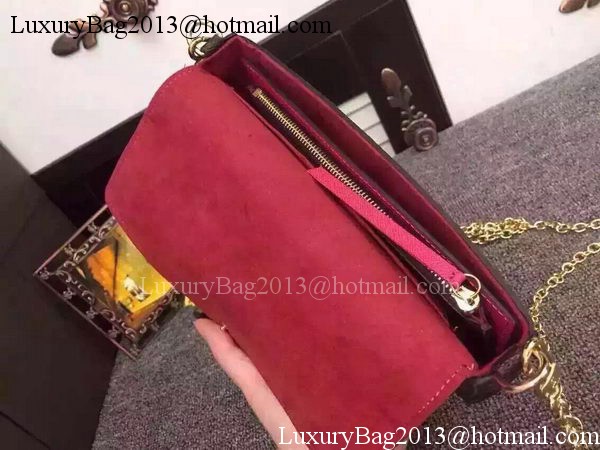 Louis Vuitton Monogram Canvas Felicie Chain Wallet M61276 Rose Louis Vuitton Monogram Canvas Felicie Chain Wallet M61276 Rose