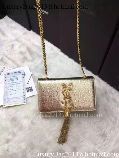 Yves Saint Laurent Cross-body Shoulder Bag Y9012 Gold Yves Saint Laurent Cross-body Shoulder Bag Y9012 Gold