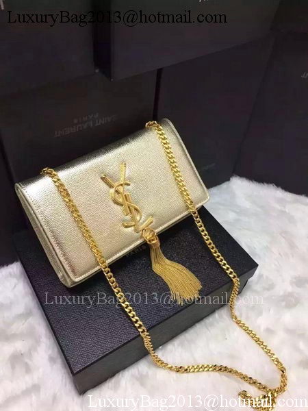 Yves Saint Laurent Cross-body Shoulder Bag Y9014 Gold Yves Saint Laurent Cross-body Shoulder Bag Y9014 Gold