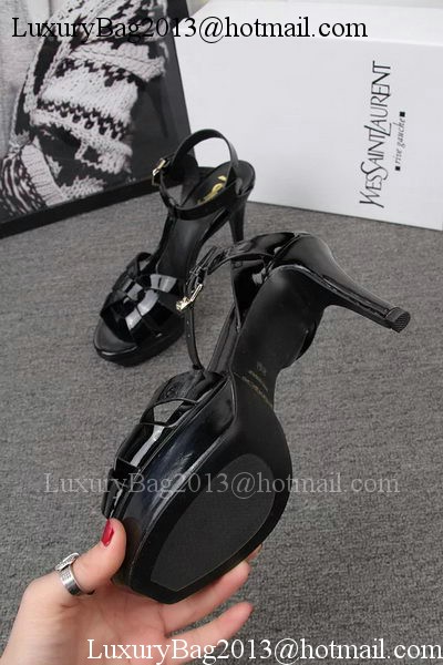 Yves Saint Laurent 100mm Sandal YSL293 Black Yves Saint Laurent 100mm Sandal YSL293 Black
