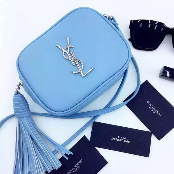 Yves Saint Laurent Monogram Blogger Bag Y16SS SKyBlue Yves Saint Laurent Monogram Blogger Bag Y16SS SKyBlue