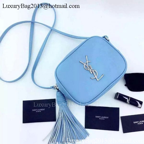 Yves Saint Laurent Monogram Blogger Bag Y16SS SKyBlue Yves Saint Laurent Monogram Blogger Bag Y16SS SKyBlue