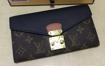 Louis Vuitton Monogram Canvas PALLAS WALLET M58413 Black Louis Vuitton Monogram Canvas PALLAS WALLET M58413 Black