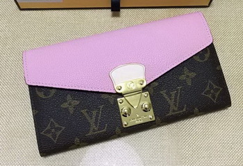 Louis Vuitton Monogram Canvas PALLAS WALLET M58413 Pink Louis Vuitton Monogram Canvas PALLAS WALLET M58413 Pink