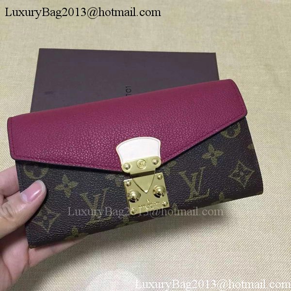 Louis Vuitton Monogram Canvas PALLAS WALLET M58413 Purple Louis Vuitton Monogram Canvas PALLAS WALLET M58413 Purple