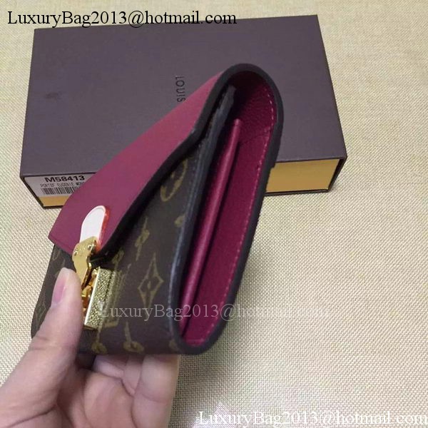 Louis Vuitton Monogram Canvas PALLAS WALLET M58413 Purple Louis Vuitton Monogram Canvas PALLAS WALLET M58413 Purple