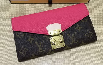 Louis Vuitton Monogram Canvas PALLAS WALLET M58413 Rose Louis Vuitton Monogram Canvas PALLAS WALLET M58413 Rose