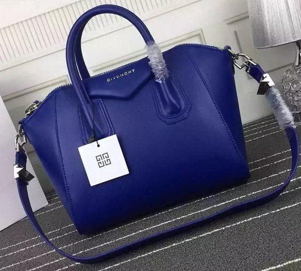 Givenchy Antigona Bag Calfskin Leather G66552 Blue Givenchy Antigona Bag Calfskin Leather G66552 Blue
