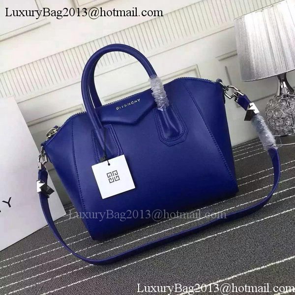 Givenchy Antigona Bag Calfskin Leather G66552 Blue Givenchy Antigona Bag Calfskin Leather G66552 Blue