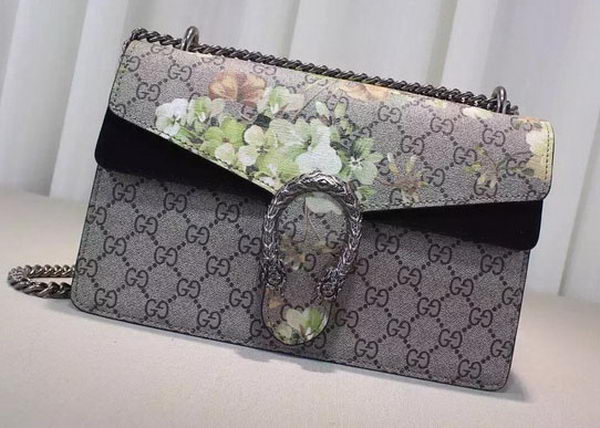 Gucci 400249 Black Dionysus GG Supreme Canvas Shoulder Bag Gucci 400249 Black Dionysus GG Supreme Canvas Shoulder Bag