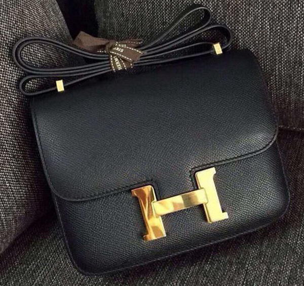 Hermes Constance Bag Calfskin Leather H9999 Black Hermes Constance Bag Calfskin Leather H9999 Black