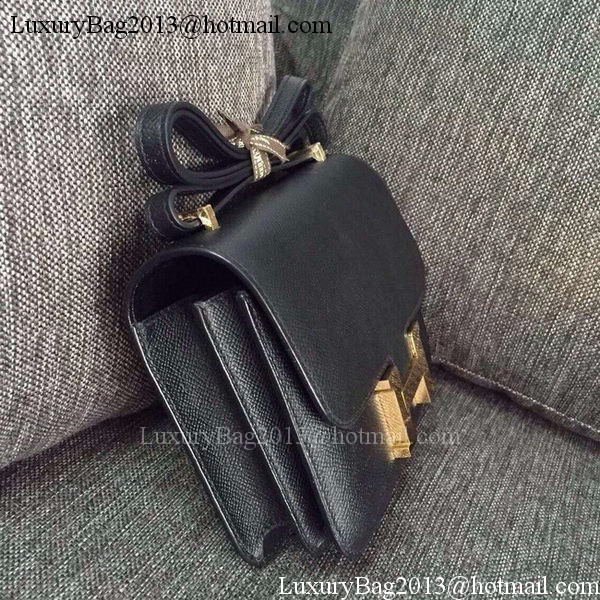 Hermes Constance Bag Calfskin Leather H9999 Black Hermes Constance Bag Calfskin Leather H9999 Black