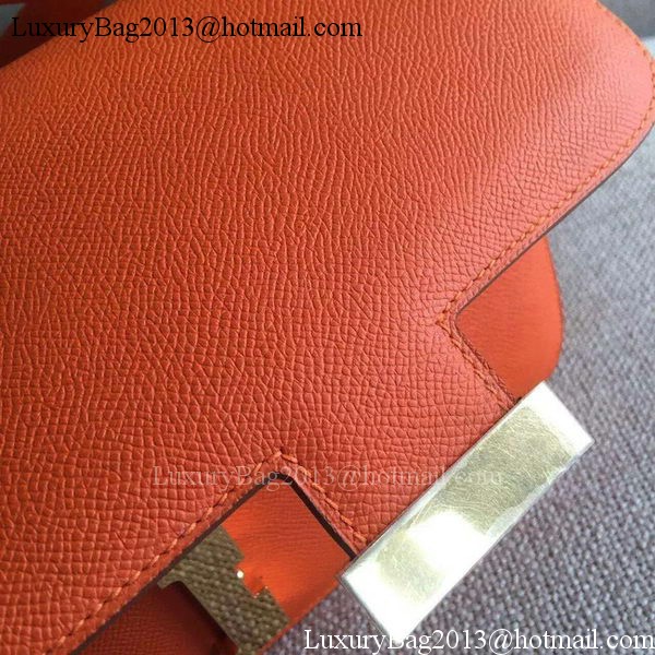 Hermes Constance Bag Calfskin Leather H9999 Orange Hermes Constance Bag Calfskin Leather H9999 Orange