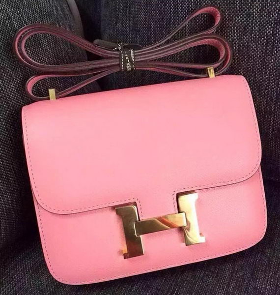 Hermes Constance Bag Calfskin Leather H9999 Pink Hermes Constance Bag Calfskin Leather H9999 Pink