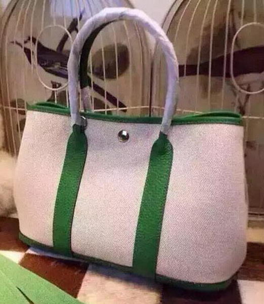 Hermes Garden Party 36cm Tote Bags Canvas HGP1927 Green Hermes Garden Party 36cm Tote Bags Canvas HGP1927 Green