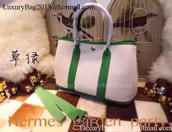 Hermes Garden Party 36cm Tote Bags Canvas HGP1927 Green Hermes Garden Party 36cm Tote Bags Canvas HGP1927 Green