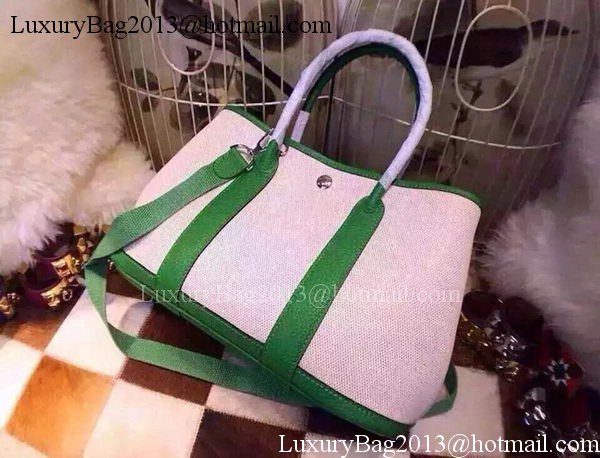 Hermes Garden Party 36cm Tote Bags Canvas HGP1927 Green Hermes Garden Party 36cm Tote Bags Canvas HGP1927 Green