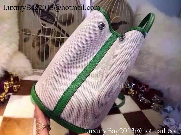 Hermes Garden Party 36cm Tote Bags Canvas HGP1927 Green Hermes Garden Party 36cm Tote Bags Canvas HGP1927 Green