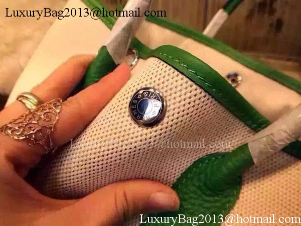 Hermes Garden Party 36cm Tote Bags Canvas HGP1927 Green Hermes Garden Party 36cm Tote Bags Canvas HGP1927 Green