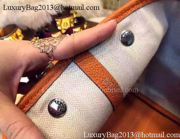 Hermes Garden Party 36cm Tote Bags Canvas HGP1927 Orange Hermes Garden Party 36cm Tote Bags Canvas HGP1927 Orange