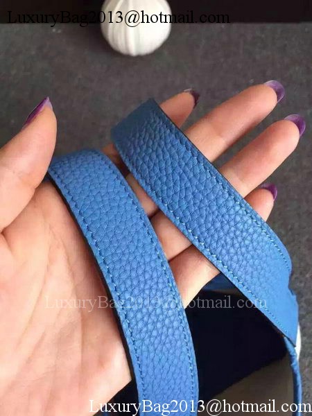Hermes Picotin Lock 18cm Bag Canvas HPL8618T Blue Hermes Picotin Lock 18cm Bag Canvas HPL8618T Blue