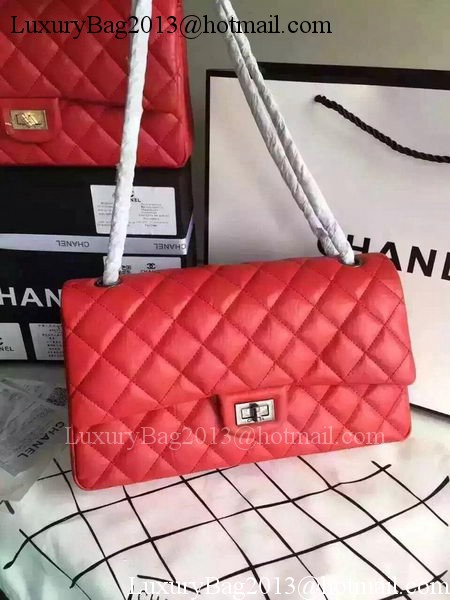 Chanel Classic Flap Bag Red Original Leather CHA8575 Silver Chanel Classic Flap Bag Red Original Leather CHA8575 Silver