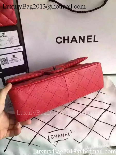 Chanel Classic Flap Bag Red Original Leather CHA8575 Silver Chanel Classic Flap Bag Red Original Leather CHA8575 Silver
