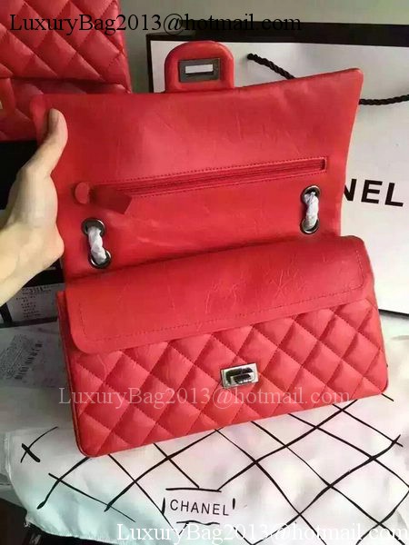 Chanel Classic Flap Bag Red Original Leather CHA8575 Silver Chanel Classic Flap Bag Red Original Leather CHA8575 Silver