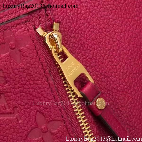 Louis Vuitton Monogram Empreinte COMPACT CURIEUSE WALLET M60568 Purple Louis Vuitton Monogram Empreinte COMPACT CURIEUSE WALLET M60568 Purple