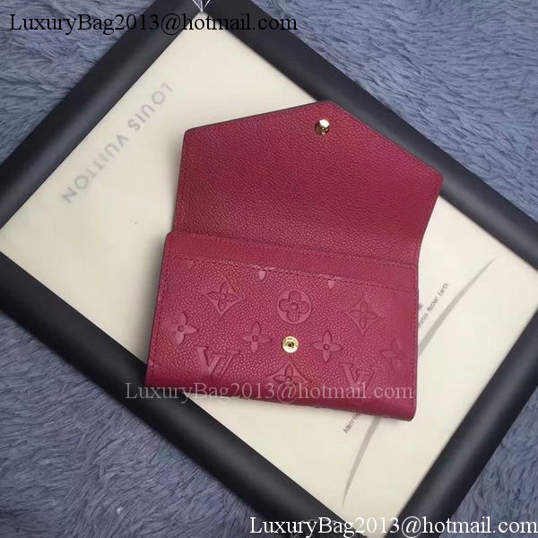 Louis Vuitton Monogram Empreinte COMPACT CURIEUSE WALLET M60568 Purple Louis Vuitton Monogram Empreinte COMPACT CURIEUSE WALLET M60568 Purple