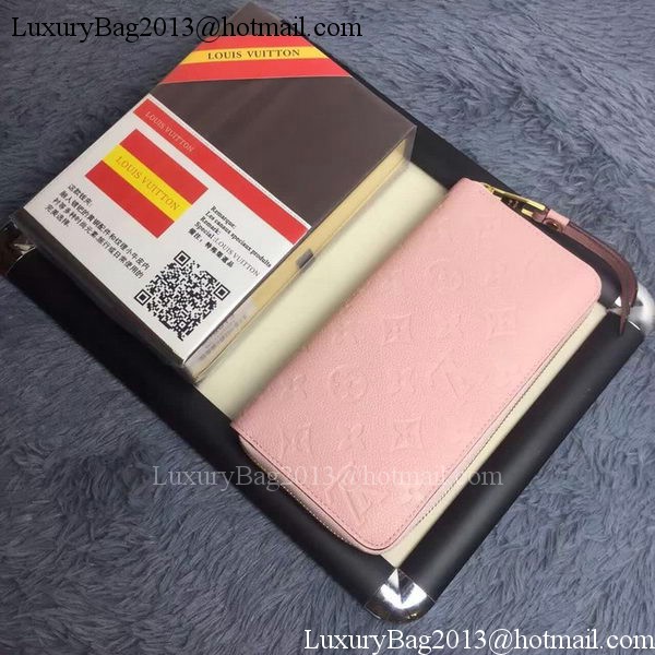 Louis Vuitton Monogram Empreinte ZIPPY WALLET M60571 Pink Louis Vuitton Monogram Empreinte ZIPPY WALLET M60571 Pink
