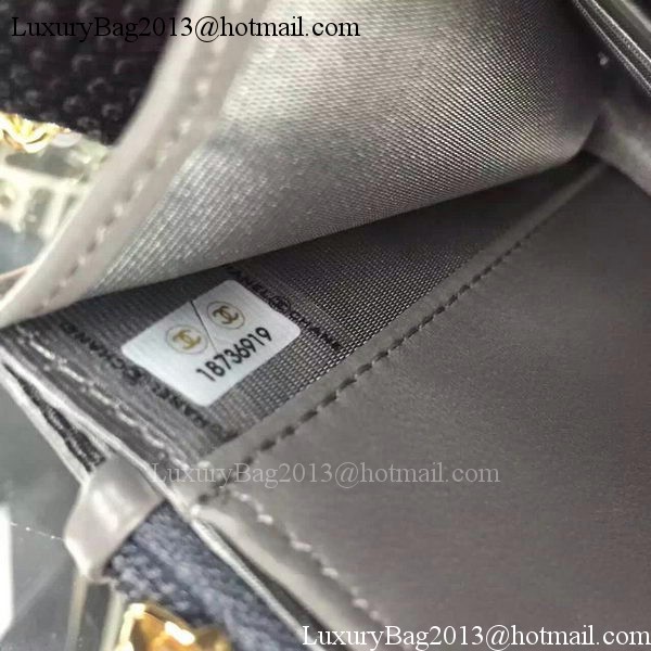 Chanel WOC mini Flap Bag Grey Sheepskin A5373 Gold Chanel WOC mini Flap Bag Grey Sheepskin A5373 Gold