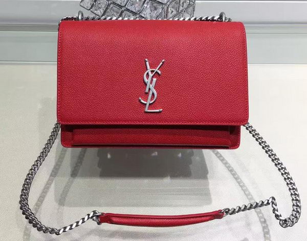 Yves Saint Laurent Cross-body Shoulder Bag Y13927 Red Yves Saint Laurent Cross-body Shoulder Bag Y13927 Red